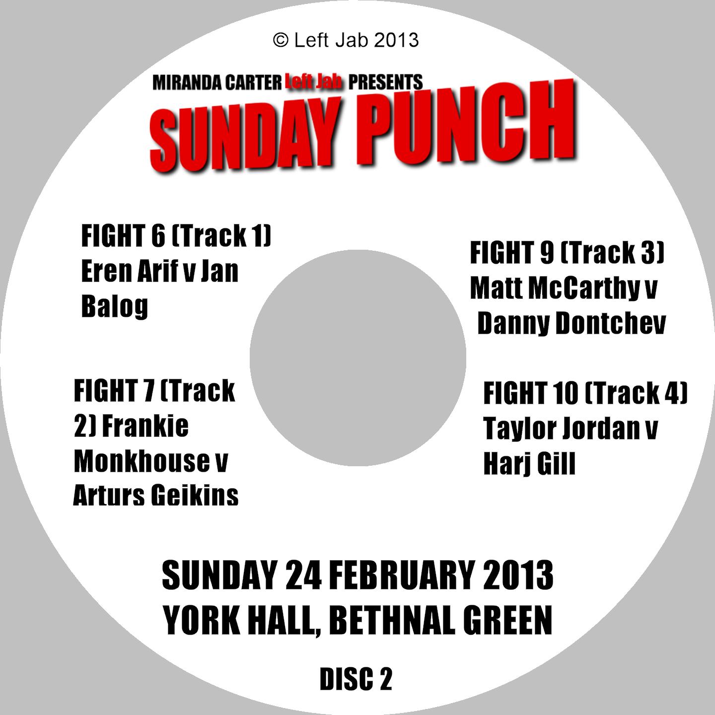 Sunday Punch DVD